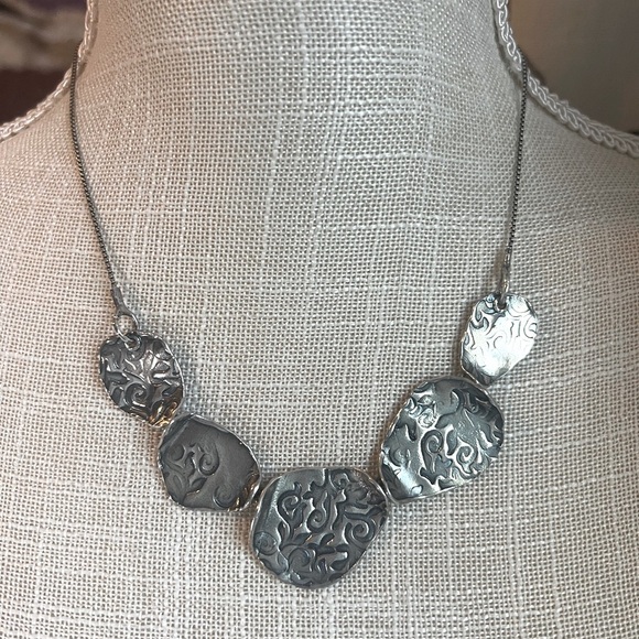 RockHill Designs Sterling Silver “Waves of Silver” Necklace - Picture 3 of 8